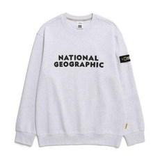 [백화점 정품] 내셔널지오그래픽 NATIONALGEOGRAPHIC 아라얀 로고 긴팔 맨투맨 티셔츠 N241USW040