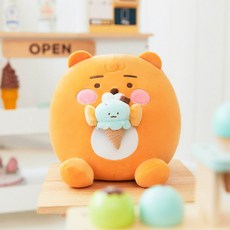 KAKAO FRIENDS 뚠뚠 통통 필로우_리틀 라이언 5006148556 385576, NONE