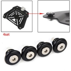 알루미늄탑박스 배달대행 리어백 탑박스오토바이 브래킷 부싱 패드 알루미늄 후면 수하물 케이스 테일 탑 한개옵션1 * 한개옵션0 * 단일사이즈, 옵션1 × 옵션0 × 단일사이즈