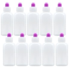 국산 일회용 약병 PET투약병 투명, 10개, PET 투약병 60ml