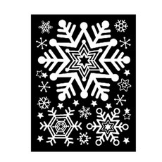 스티커 겨울 X-MAS 눈꽃_특대 GDT-835L, 상세페이지 참조
