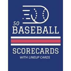 (영문도서) 50 Baseball Scorecards With Lineup Cards: 50 Scoring Sheets For Baseball and Softball Games (... Paperback, Independently Published, English, 9781686375002