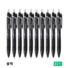 유니 제트스트림 유성볼펜 0.7mm SXN-150-07, 블랙 SXN-150-07, 10개