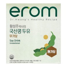 이롬 황성주 박사의 콩 두유 무가당 190ml x 16개입