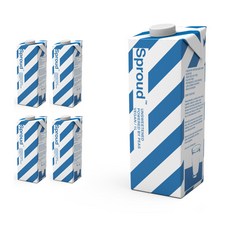 스프라우드 완두콩드링크 오리지널 언스윗트, 1L, 5개