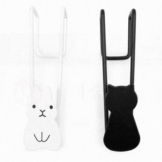 주방 정리용 귀여운 다용도 싱크대걸이 부착형, 다람쥐 화이트