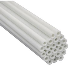 도넛백업 충격 스티로폼 1. 스폰지 스틱 막대 튜브 방지, 속이 빈 8.5mm 0.47m 100개 화이트, 1개, 1cm