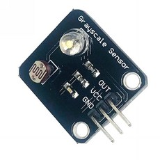 模擬灰度感測模組 光感灰階感測器 Analog類比訊號輸出 Arduino尋線循跡自走車 足球機器人適用, 1個