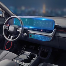 유투카 호환 더뉴 아이오닉5 페이스리프트 네비게이션 액정보호 필름 차량 용품, 1개, 더뉴 아이오닉5 [공조기 필름-PE]