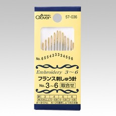【YUBU】clover 可樂牌 日本製 法國刺繡針, 1個, 57-036