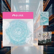 반짝이레이스 하늘 3x165 인형부자재 레이스원단 부자재 펄원단 미술재료 주름레이스