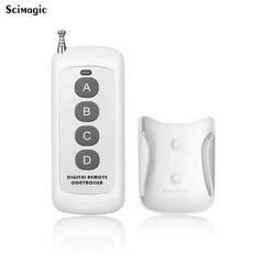Tuya 4CH 스마트 Wifi 릴레이 무선 스위치 모듈 7-32V 85-250V 220V 2200W RF433 10A 4 채널 수신기 Alexa, 05 remote controls