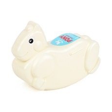 포니 저금통 말 저금통, 1개, 아이보리