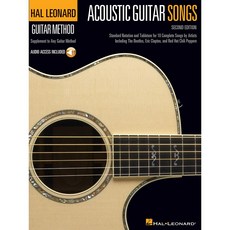Acoustic Guitar Songs | 어쿠스틱 기타 악보집 (온라인 음원 포함) Hal Leonard 할 레오나드