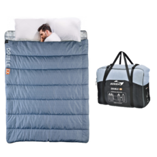 코베아 더블 EX 2인 패밀리 사이즈 침낭 페더 군용, 1개