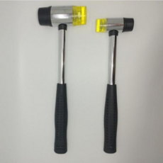 소음방지 망치 우레탄 고무 35mm, 오렌지