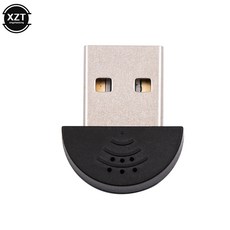 슈퍼 미니 USB 마이크 노트북 SKYPE 음성 오디오 노트북 어댑터 휴대용 MSN 드라이버 스튜디오 PC, 없음
