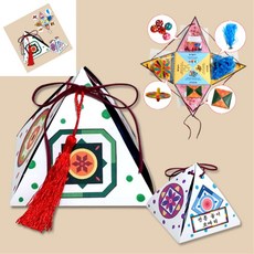 삼땨 전통놀이 보따리 만들기 전통놀이만들기키트 어린이전통놀이돌리기 공기놀이세트