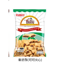 EURO 穀香酥 巧克力風味麥片捲心酥 75克, 75g, 1個