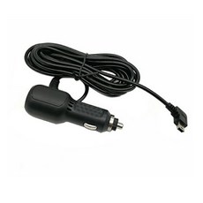 勁昕科技 3.5A GPS導航車充 Mini USB彎頭 3.5米充電線, Black