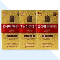 풍기인삼농협 황풍정 홍삼정 원데이스틱 6년근 홍삼농축액 추출액, 1세트, 110ml