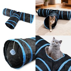 고양이 놀이용 접이식 터널 장난감 고양이장난감 접을수있는 고양이터널 고양이놀이