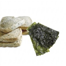 海苔蒟蒻蛋白餅乾 無蔗糖 鹹餅乾 代餐, 1個, 120g