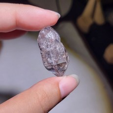赫基蒙閃靈鑽原礦 雙尖透亮晶體 能量平衡磁場淨化, C