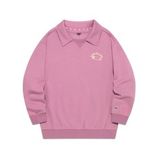 LEE KIDS 빅카라 자수 기모 오버핏 스웨트셔츠 퍼플 LK2404CR70PU 429633