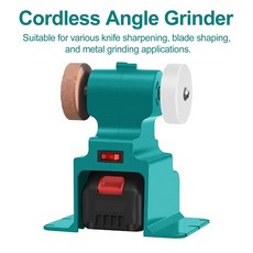 마키타 배터리용 이중 연삭 휠이 있는 200W 무선 앵글 그라인더 다기능 가정용 연마 및 연삭기, [01] 옵션1
