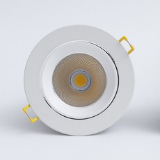 [내일도착보장] 동성 더쎈 에코초이스 COB 3인치 다운라이트 8W LED 매입등 매립등, 주백색, 1개