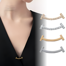 펴나나다 매너 브로치핀 4종 세트, 1개, 혼합색상