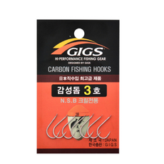 긱스코리아 감성돔 크릴색 바늘 바다낚시 전용 찌낚시바늘, 1개, 10개입