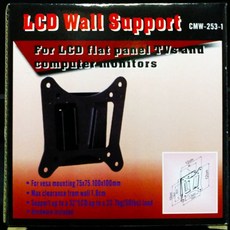 液晶電視壁掛架 CMW-253-1 適用於14-32吋螢幕, 1個, 黑