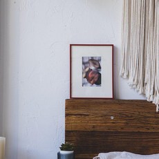 알루미늄 합금 사진 메탈 프레임 맞춤 제작 가능, 8인치 20 x 15cm 장식 걸이, 레드