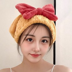 리본헤어 헤어드라이 머리수건 드라이타올