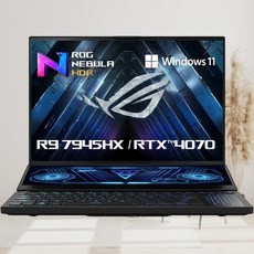 에이수스 ROG 제피러스 듀오 16 라이젠9 라이젠 7000 시리즈 지포스 RTX 4070, Black, 1536GB, 32GB, WIN11 Home, GX650PI-NM021W