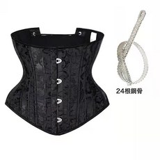DFMEI 宮廷corset收腹束身腰帶 提花收腰馬甲腰封塑腰帶束身衣