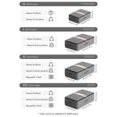 침대 밑 수납 가방 대용량 옷 정리 접이식 이불 담요 옷장 정리함, 색상: 1. Grey / 크기: C. XL
