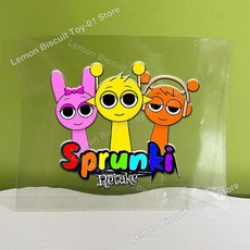 스프렁키스 전사 스티커 만화 비닐 크리스탈 라벨 양각 데칼 자가 접착 방수 컵 병 선물용, 1개, 20. JZHZ275