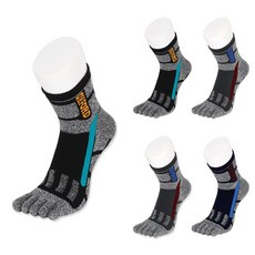 옥스포드 남성용 스포츠 쿠션 단목 발가락양말 5켤레 OF1702AT