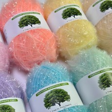 실감는삼촌 수세미실 파스텔&세트 컬러 8종 세트, 파스텔 8색 세트+백색1개 추가증정, 1개