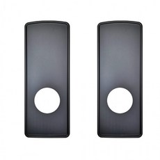 미니주키 도어락 보강판 블랙, 1세트, 미니주키보강판블랙