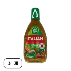 Wish-Bone 이탈리안 드레싱 시그니처 블렌드 오브 허브 앤 스파이스, 3개, 444ml