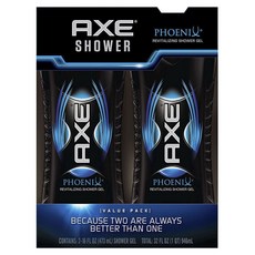 AXE 鳳凰賦活沐浴膠 2入組, 1個, 946ml
