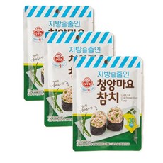 오뚜기 LIGHT&JOY 지방을 줄인 청양마요참치(파우치) 95g 3개, 2세트