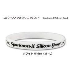 健健美專賣店 日本製 Sparknon X 抗靜電手環 男女通用, Spark細 版 白色,L, 1個