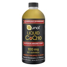 Qunol 輔酶Q10 100毫克 柳橙鳳梨風味, 1個