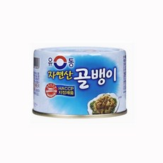 FOODALL 유동 자연 골뱅이 140G 캔, 1개