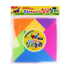두뇌 트레이닝 칠교놀이 설명서 포함, 단품, 상세페이지 참조, 1개